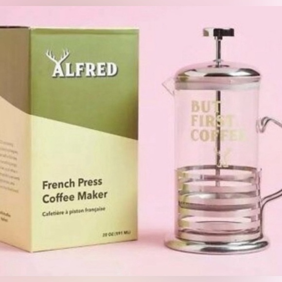 ALFRED INC. French Press Coffee Maker BRAND NEW IN BOX / NWT - Picture 8 of 8